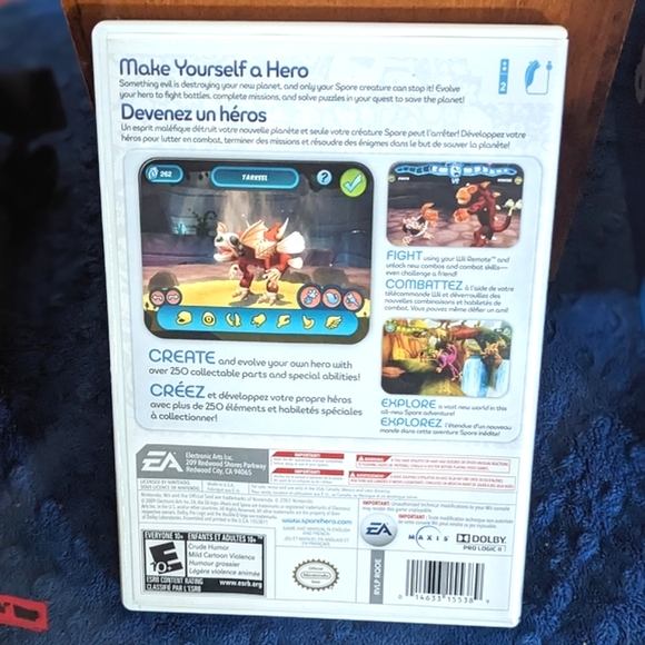 SPORE HERO | NINTENDO Wii | 2009 Standard Edition | Game+Box | VG - Picture 3 of 3